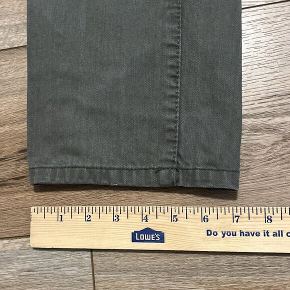 Men's Southpole Distressed Denim Jeans SZ 34x32 Green Modern Cotton Straight - Picture 6 of 12